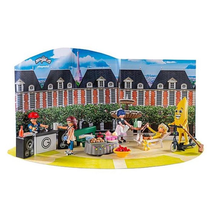 Playmobil Calendario de Adviento Miraculous Picnic en París, 24 Sorpresas para Niños a partir de 4 Años 3