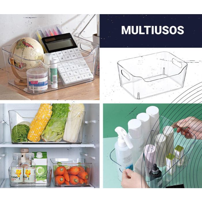 Quttin Organizador Multipropósito 27 x 19 x 11.5 cm (12 Unidades) 6 Quttin Organizador Multipropósito 27 x 19 x 11.5 cm (12 Unidades) 6