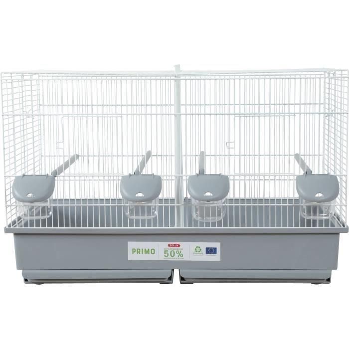 Jaula de plástico ecológica Primo para pájaros domésticos 69 x 39 x 44,5 cm 1 Jaula de plástico ecológica Primo para pájaros domésticos 69 x 39 x 44,5 cm 1