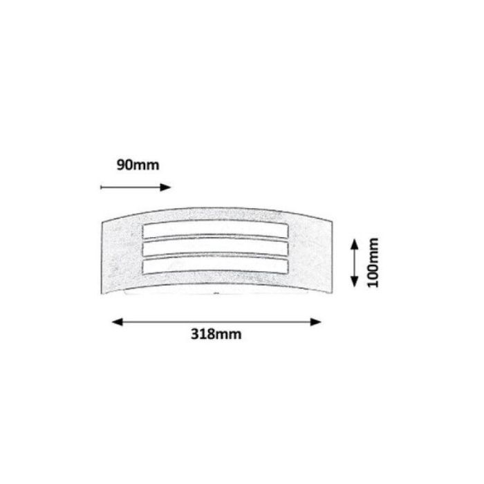 Aplique Exterior RABALUX "Roma" 1xE27 IP44 [RAB-8409] 7