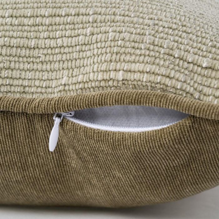 Cojín Verde Poliester 43 X 43 cm