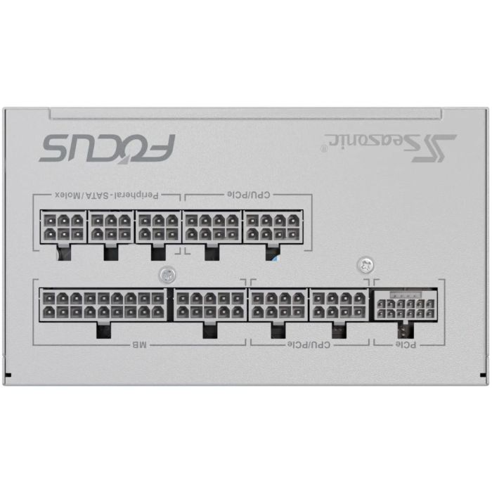 Seasonic FOCUS-GX-750-V4-WHITE Fuente de Alimentación 750W ATX 3.1 80+ Gold Modular Blanco para PC 3 Seasonic FOCUS-GX-750-V4-WHITE Fuente de Alimentación 750W ATX 3.1 80+ Gold Modular Blanco para PC 3