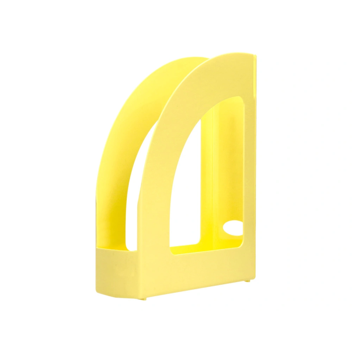 Q-connect Revistero Plástico Amarillo Pastel 320x250x80 mm 4