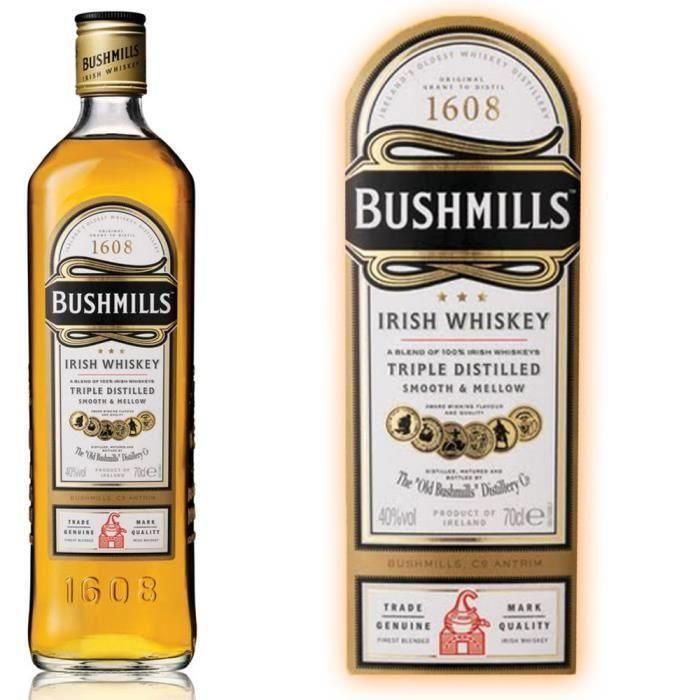 Bushmills Original - Whisky irlandés mezclado - 40% - 70cl