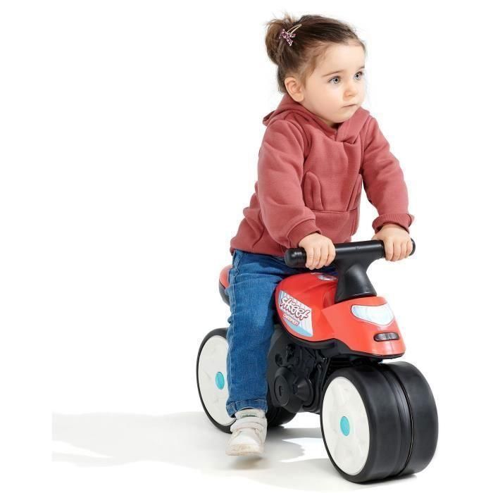 Falk Street Champion Bicicleta sin Pedales con Ruedas Silenciosas y Manillar Direccional, para Niños 1-3 Años, Made in France, Roja 3 Falk Street Champion Bicicleta sin Pedales con Ruedas Silenciosas y Manillar Direccional, para Niños 1-3 Años, Made in France, Roja 3