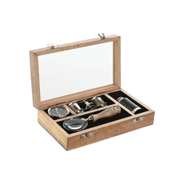 Regalo Vintage DKD Home Decor Marron 13 x 6 x 22 cm Set de 4 Regalo Vintage DKD Home Decor Marron 13 x 6 x 22 cm Set de 4