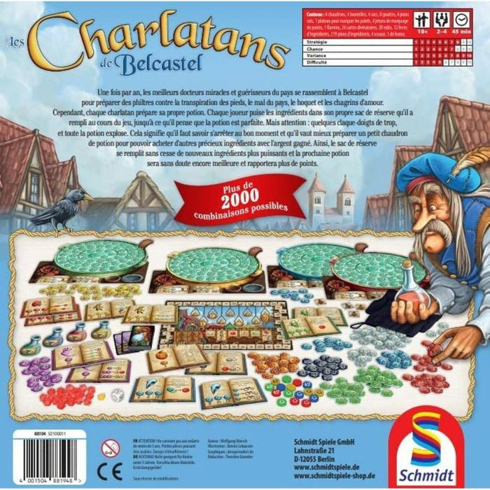 Juego de Mesa Schmidt Spiele Charlatans de Bescastel 1 Juego de Mesa Schmidt Spiele Charlatans de Bescastel 1