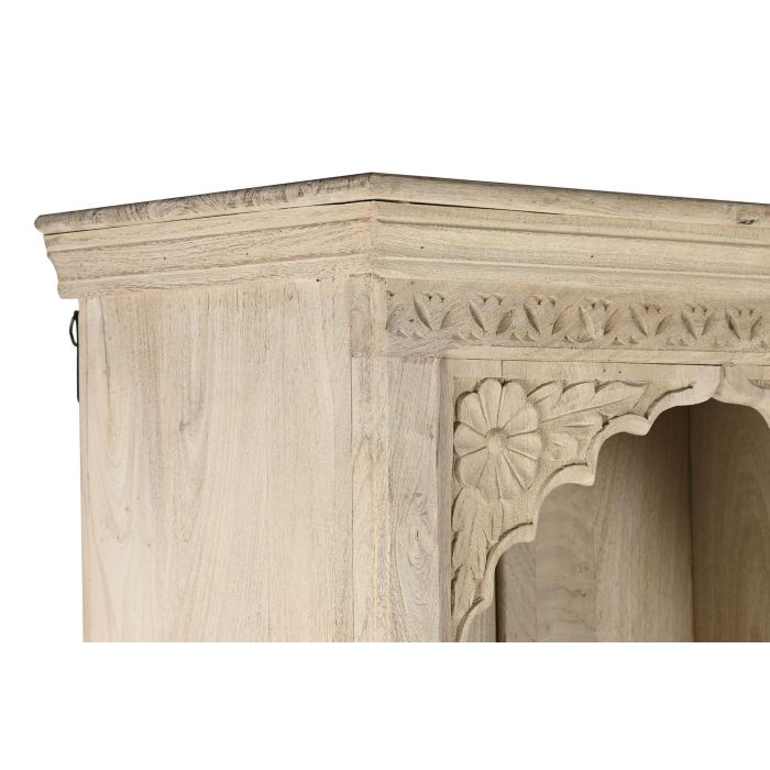 DKD Home Decor Estantería India 1c24 Item Home Madera Natural 38 x 196 x 204 cm con 2 Estanterías 6 DKD Home Decor Estantería India 1c24 Item Home Madera Natural 38 x 196 x 204 cm con 2 Estanterías 6