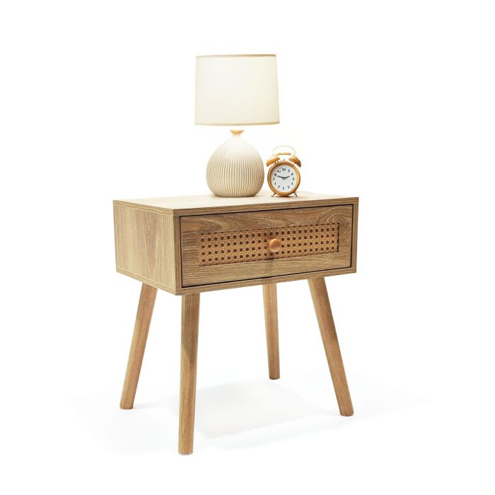 Inde Mesita De Noche Auxiliar Madera 42.5 cm Alto x 32.6 cm Largo x 8.7 cm Ancho 2 Inde Mesita De Noche Auxiliar Madera 42.5 cm Alto x 32.6 cm Largo x 8.7 cm Ancho 2