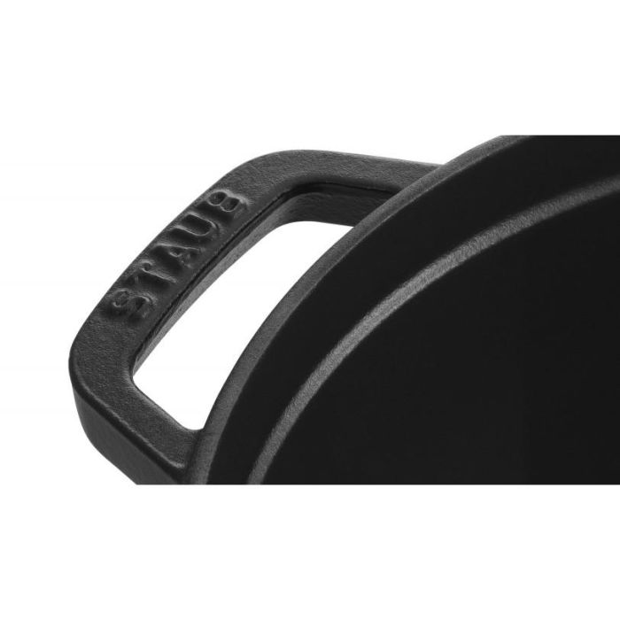 Staub La Cocotte 20cm rund. schwarz. Gusseisen 3