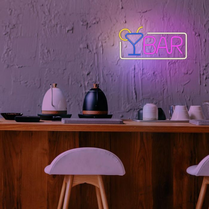 Lampara Forever Neon Plexi Led Bar 9 Lampara Forever Neon Plexi Led Bar 9
