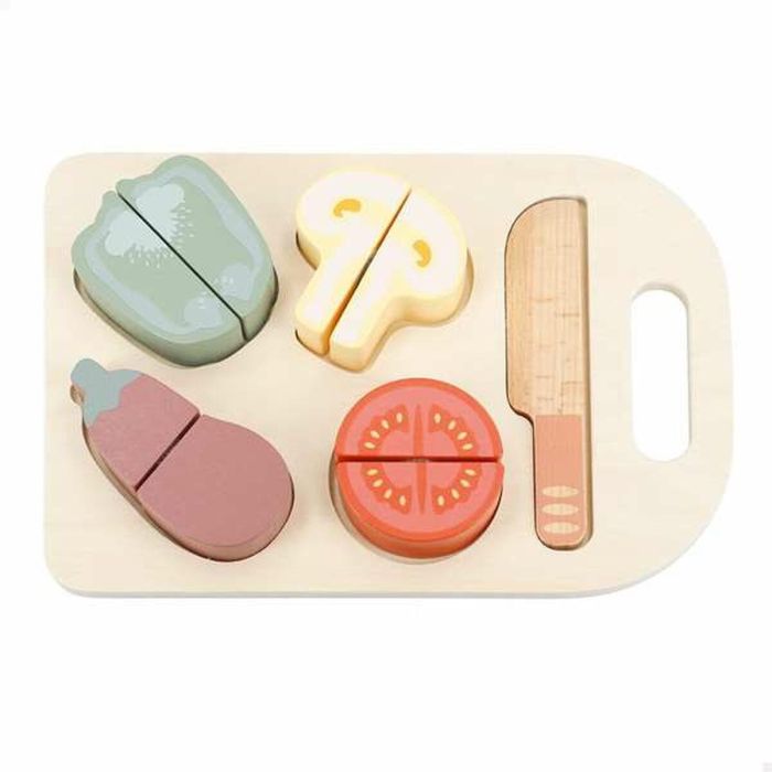 Color Baby Tabla de fruta y verdura de madera 10 piezas juguete educativo niños +3 años 22x25x15 cm surtido 2 Color Baby Tabla de fruta y verdura de madera 10 piezas juguete educativo niños +3 años 22x25x15 cm surtido 2