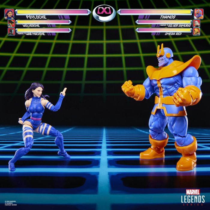Blister 2 figuras Psylocke vs Thanos Gameverse Marvel Legends 15cm 2 Blister 2 figuras Psylocke vs Thanos Gameverse Marvel Legends 15cm 2