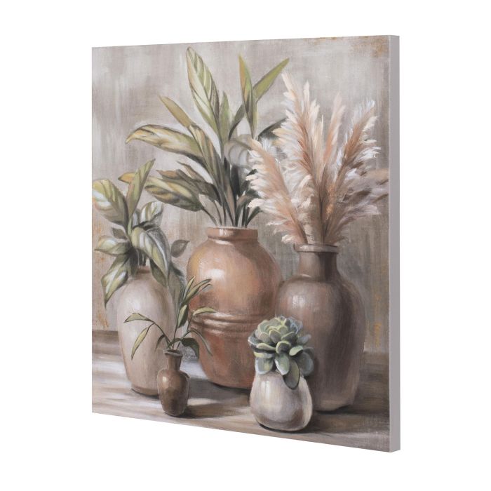 Cuadro Cottage DKD Home Decor Marron Gris 3.7 x 80 x 80 cm (2 Unidades) 5 Cuadro Cottage DKD Home Decor Marron Gris 3.7 x 80 x 80 cm (2 Unidades) 5