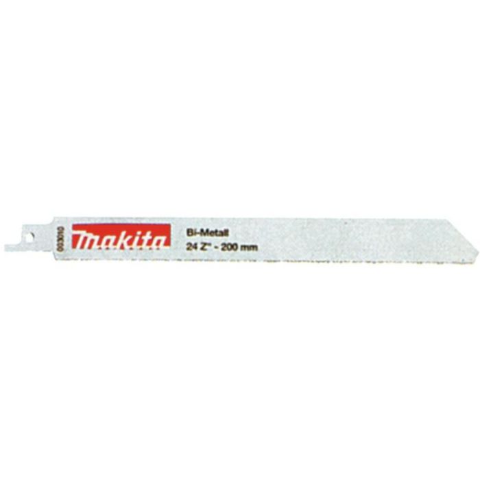 Makita P-04949 Hoja de Sierra Recíproca BIM Bimetálica 200mm 24 TPI para Cortes Precisos (Pack de 5 Unidades)