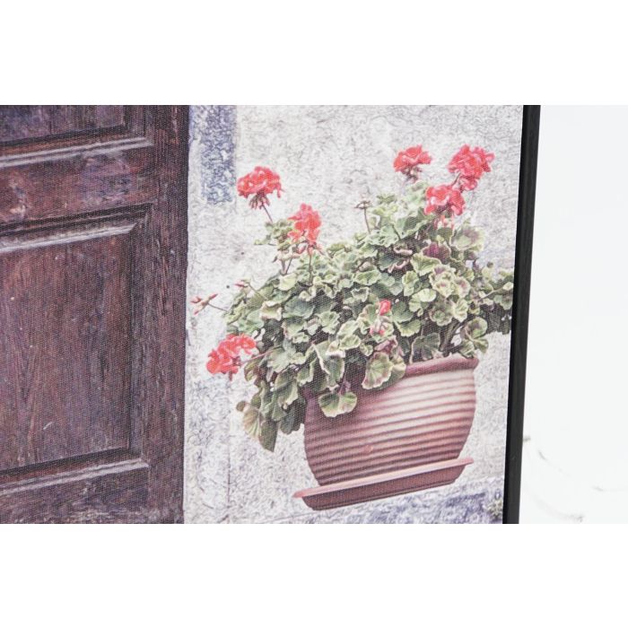 DKD Home Decor Cuadro de Pared Cottage Puerta Gris Beige Alto 70 Ancho 50 Fondo 2,8 cm Pack de 2 Unidades Modelo Aleatorio 2