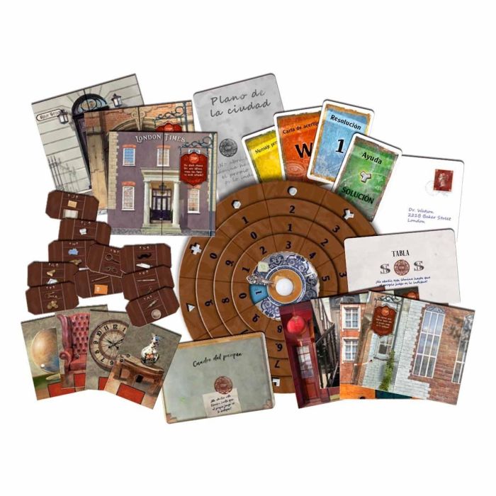 Devir Juego de Mesa Exit: La Desaparición de Sherlock Holmes - Juego de Escape Cooperativo, 12+ Años 1