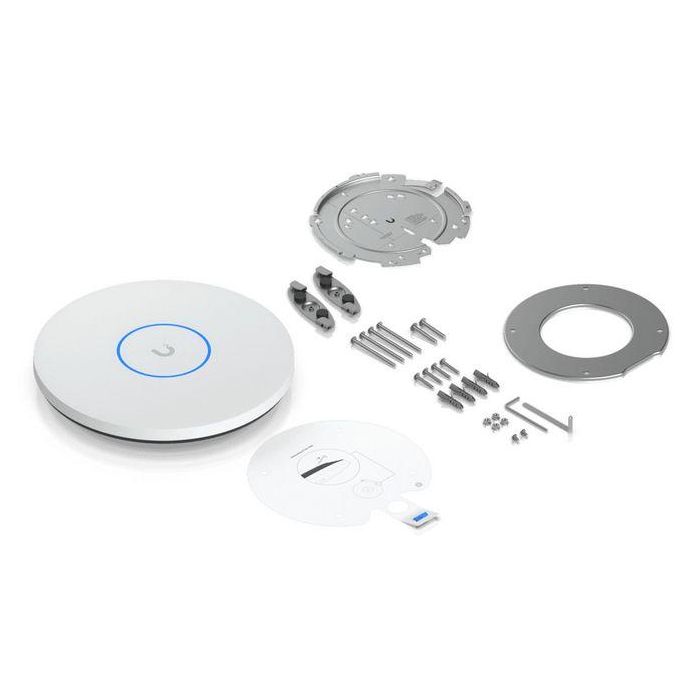 Ubiquiti WiFi 7 (802.11a/b/g/n/ac/ax/be) Access Point, 6 GHz, 160 m², 10/5/2.5/1 GbE, PoE++, 500+ clients 11