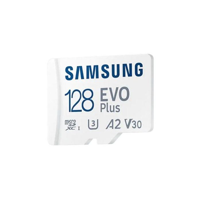 Samsung MB-MC128SA/EU Tarjeta Memoria microSDXC EVO Plus 128GB, 160MB/s, Clase 10 U3 A2 V30, con Adaptador SD para Móvil y Tablet 2