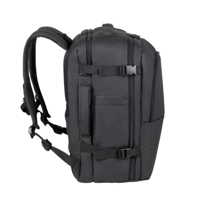 Rivacase 8465 Tegel Eco Negro - Mochila profesional ecológica con compartimento para portátil, resistente al agua 2