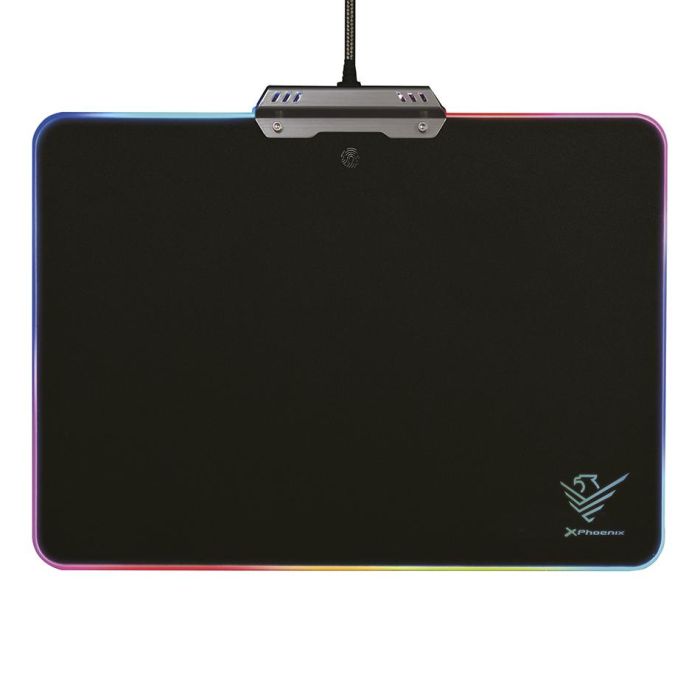Phoenix technologies Alfombrilla Gaming Xpad RGB Negra con luces y base metálica 0 Phoenix technologies Alfombrilla Gaming Xpad RGB Negra con luces y base metálica 0