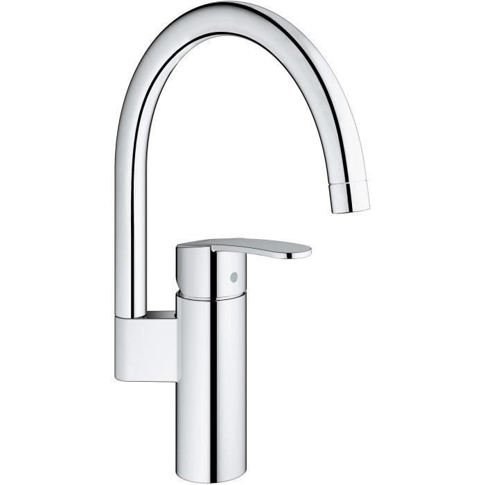 Grifo de cocina - Cromo - Caño alto - GROHE Wave Cosmopolitan - 32449001