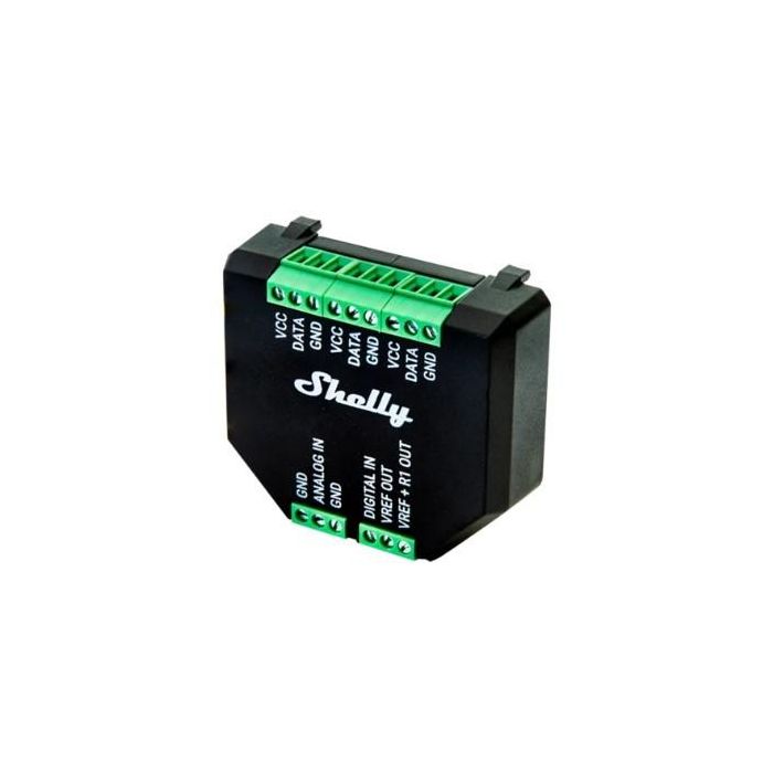 Shelly Plus Add-on: Accesorio para Plus Relais, Sensor de Temperatura Integrado Cableado para Interior/Exterior