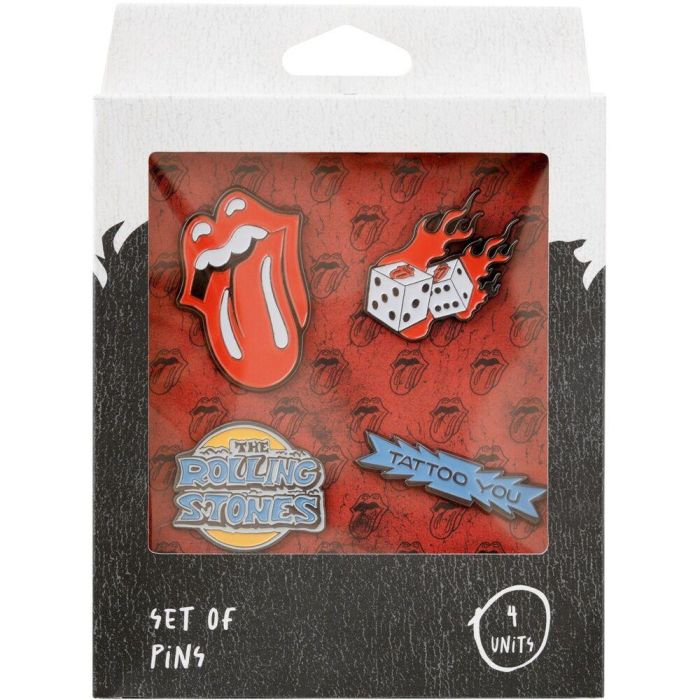 Set 4 pins Rolling Stones 1