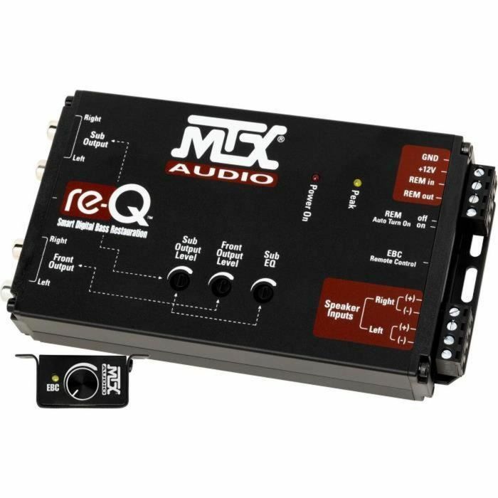 MTX AUDIO re-Q Procesador de gama alta entradas alto nivel a salidas RCA