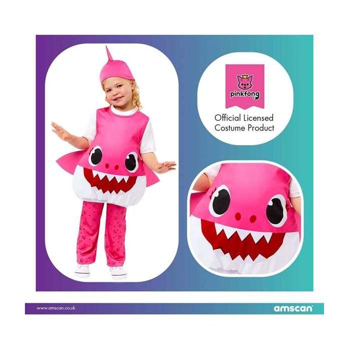 Disfraz bebe baby shark mama rosa talla 2-3 años 8 Disfraz bebe baby shark mama rosa talla 2-3 años 8