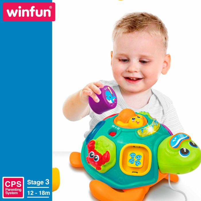 Juguete de arrastre Winfun 23 x 12 x 23 cm Tortuga Multicolor (2 Unidades) 1 Juguete de arrastre Winfun 23 x 12 x 23 cm Tortuga Multicolor (2 Unidades) 1