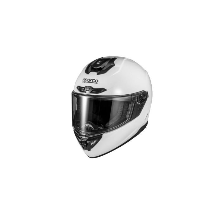 Sparco S003378BI3L Casco Integral X-Pro ECE 22.06 ABS Blanco Talla L Hipoalergénico para Track Day y Karting Sparco S003378BI3L Casco Integral X-Pro ECE 22.06 ABS Blanco Talla L Hipoalergénico para Track Day y Karting