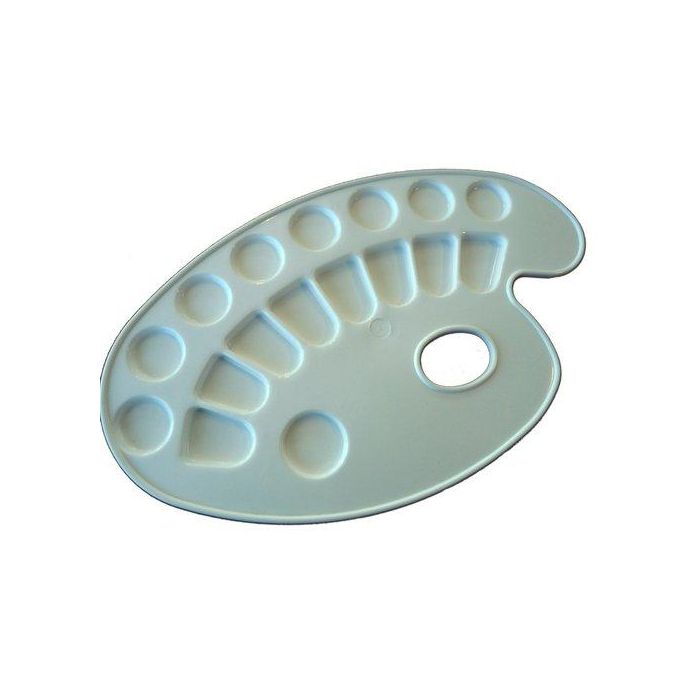 Paleta Talens Plastico Ovalada 17 Depositos