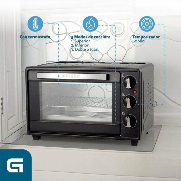 Hornillo Grunkel HR-23HN 1600 W 2 Hornillo Grunkel HR-23HN 1600 W 2