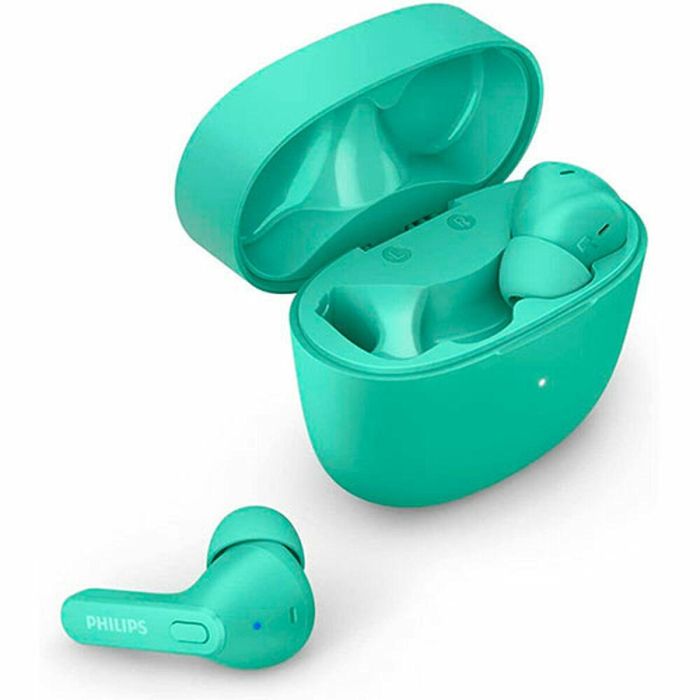 Philips TAT2206GR/00 Auriculares Inalámbricos True Wireless TWS Intraaural Bluetooth 5.0 con Micrófono y Resistencia IPX4 Turquesa Philips TAT2206GR/00 Auriculares Inalámbricos True Wireless TWS Intraaural Bluetooth 5.0 con Micrófono y Resistencia IPX4 Turquesa
