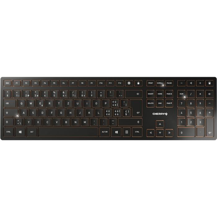 Cherry Desktop DW 9100 SLIM [CH] WL AES black/copper BT 4