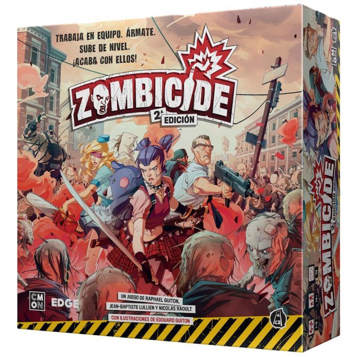 CMON Zombicide Segunda Edición - Juego de Mesa Cooperativo de Zombis con 88 Miniaturas, para 1 a 6 Jugadores, Edad 14+, Español (Zombicide 2nd Ed) CMON Zombicide Segunda Edición - Juego de Mesa Cooperativo de Zombis con 88 Miniaturas, para 1 a 6 Jugadores, Edad 14+, Español (Zombicide 2nd Ed)