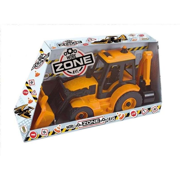 Excavadora retro en caja 74x22x32 cm Excavadora retro en caja 74x22x32 cm