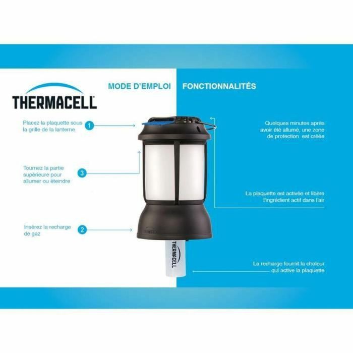 Thermacell THE3664715054788 Repelente Inalámbrico Anti-Mosquito y Tigre con Linterna Black 20m² Protección 2 Thermacell THE3664715054788 Repelente Inalámbrico Anti-Mosquito y Tigre con Linterna Black 20m² Protección 2
