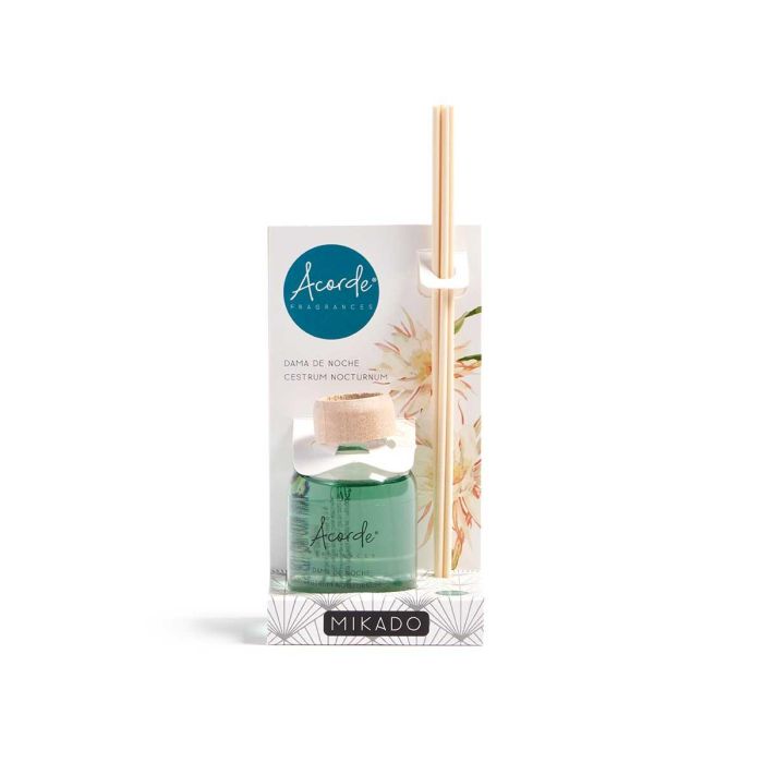 Mikado 50 ml Dama de Noche - Acorde, Vidrio, Madera, 7x17x5 cm (12 Unidades) 3 Mikado 50 ml Dama de Noche - Acorde, Vidrio, Madera, 7x17x5 cm (12 Unidades) 3