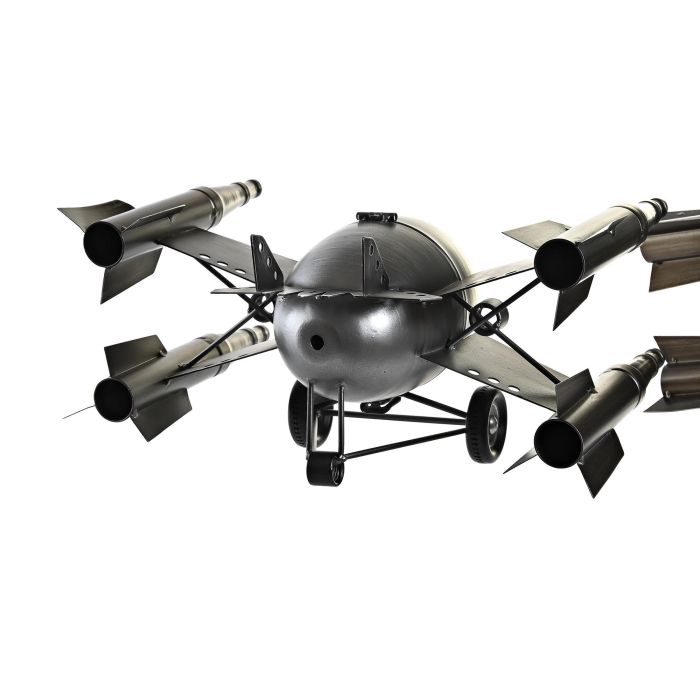 DKD Home Decor Reloj Sobremesa Loft Nave Dorado Plateado Hierro 2 Unidades 28 x 19.5 x 38.5 cm 3 DKD Home Decor Reloj Sobremesa Loft Nave Dorado Plateado Hierro 2 Unidades 28 x 19.5 x 38.5 cm 3