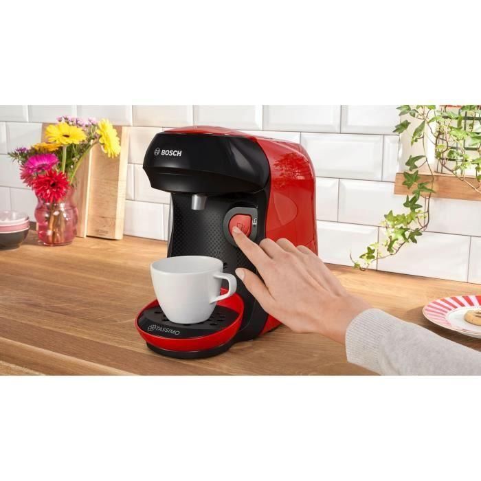 Cafetera multibebidas - BOSCH - TASSIMO - T10 Happy red - 1400 W 1 Cafetera multibebidas - BOSCH - TASSIMO - T10 Happy red - 1400 W 1
