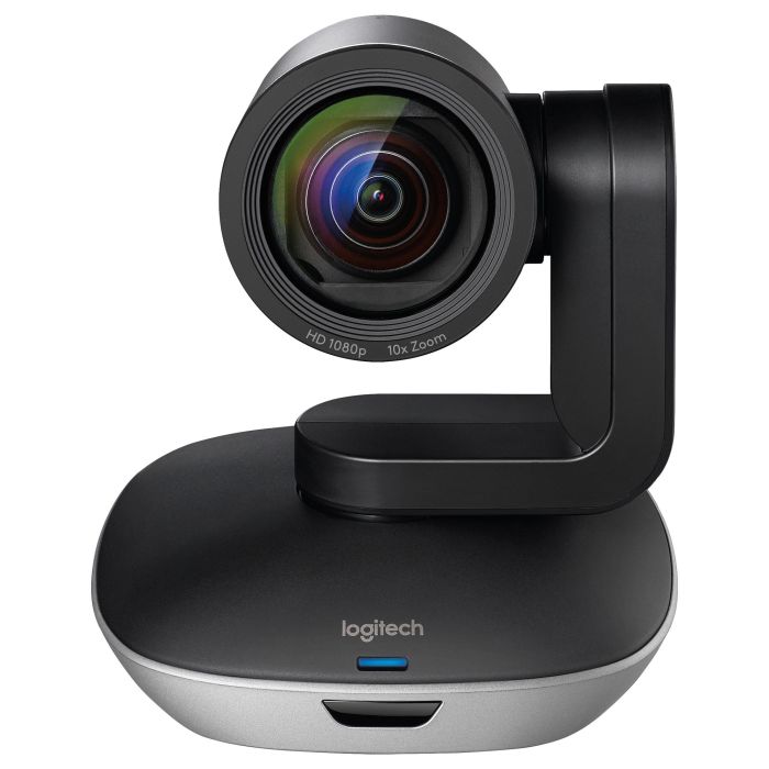 Logitech 960-001057 Sistema de Videoconferencia en Grupo Full HD, Zoom Digital 10x, Color Negro y Gris 2
