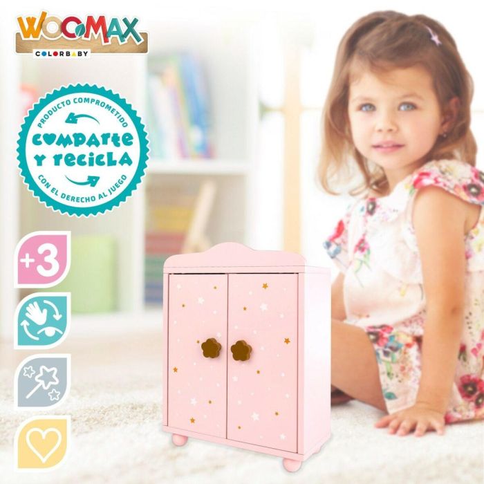 Armario Woomax Muñecas Rosa 3