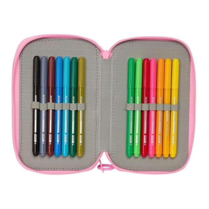 Safta Plumier Triple Blackfit8 Smile 37 Piezas 12,5x19,5x5,5 cm 4