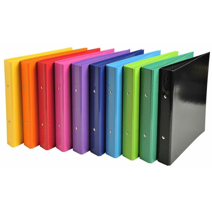 Carpeta de anillas Exacompta Multicolor A5 (10 Unidades) 1 Carpeta de anillas Exacompta Multicolor A5 (10 Unidades) 1