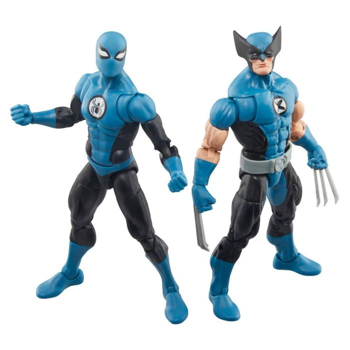 Blister 2 figuras Wolverine Spiderman Los 4 Fantasticos Marvel 1 Blister 2 figuras Wolverine Spiderman Los 4 Fantasticos Marvel 1