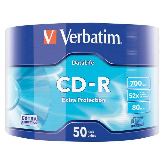 Verbatim CD-R Extra Protection, 700MB, 52x Verbatim CD-R Extra Protection, 700MB, 52x