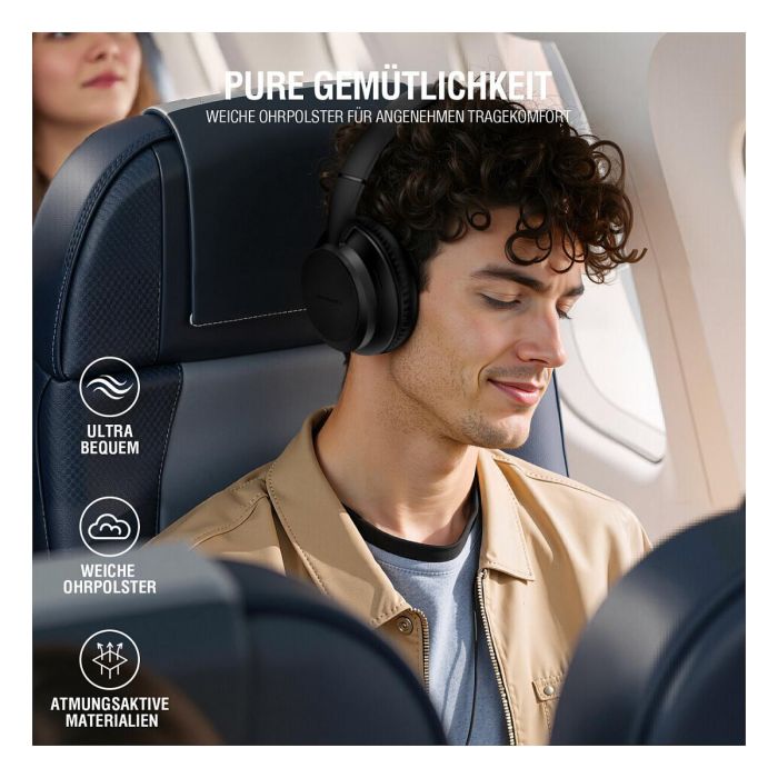 4smarts SkyBuds Wave Auriculares Bluetooth Inalámbrico y Alámbrico Diadema Negro 4 4smarts SkyBuds Wave Auriculares Bluetooth Inalámbrico y Alámbrico Diadema Negro 4