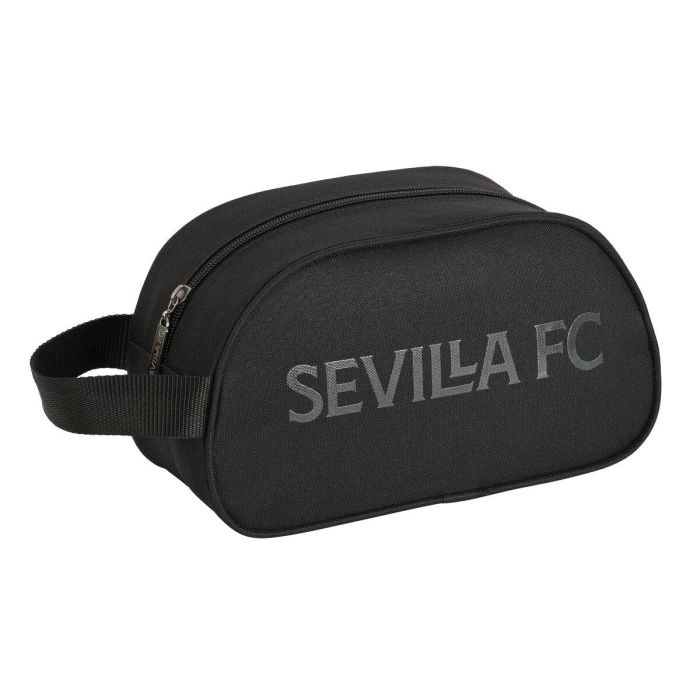 Safta Neceser Adaptable a Carro 1 Asa Sevilla FC Teen Negro Poliéster 600D 26x15x12cm